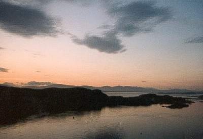 Interrail 1996, Schottland (nahe Oban).